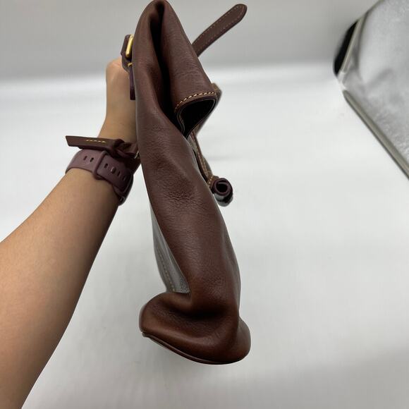 Dooney & Bourke Florentine Med Toggle Crossbody Bags Chestnut Brown - Picture 12 of 16